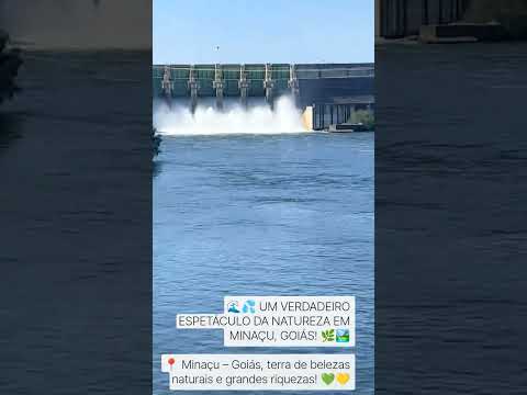🌊💦 UM VERDADEIRO ESPETÁCULO DA NATUREZA EM MINAÇU, GOIÁS! 🌿🏞️