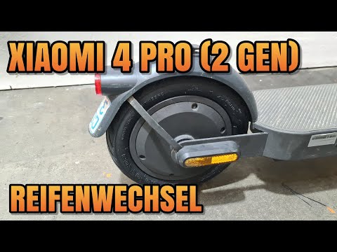 Xiaomi 4 Pro 2nd Gen E-Scooter Rear Tire Change Repair