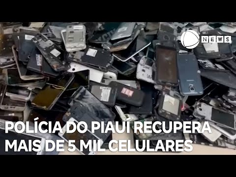 Polícia do Piauí recupera mais de 5 mil celulares em 8 meses com ajuda da tecnologia