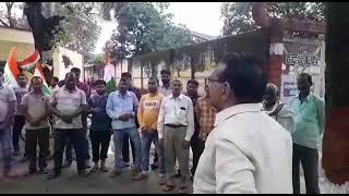 पूर्वोत्तर रेलवे कर्मचारी संघ (PRKS) यांत्रिक कारखाना मंडल गोरखपुर द्वारा रेलवे में मुद्रीकरण के विरोध में प्रदर्शन