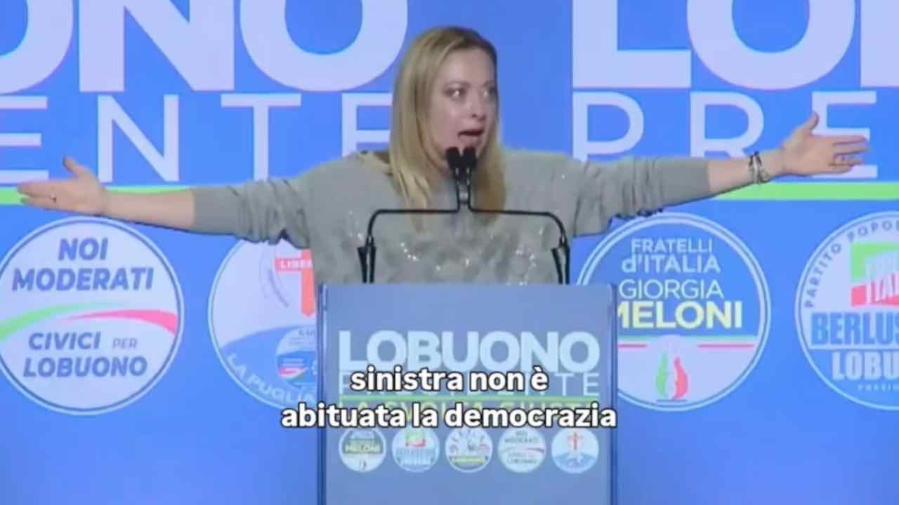 MELONI:“LA SINISTRA NON È ABITUATA ALLA DEMOCRAZIA, LIBERIAMO I MAGISTRATI DAL GIOGO DELLE CORRENTI"