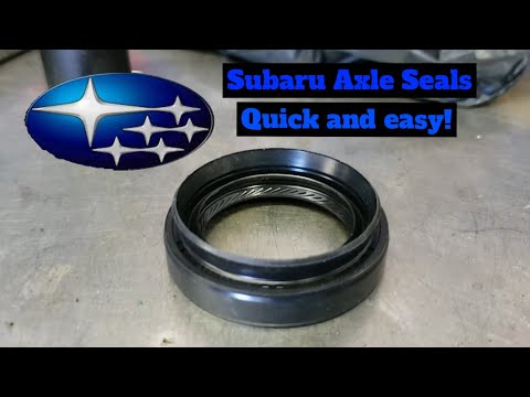 Subaru Axle Seal Replacement How - To