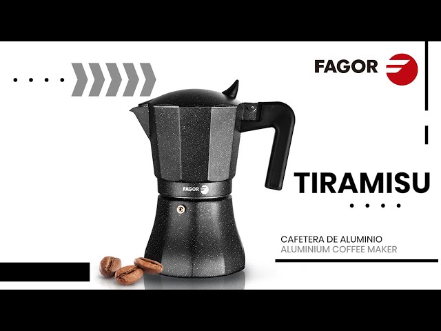 Fagor Tiramisu Italienische Kaffeemaschine 3 Tassen Aluminium video