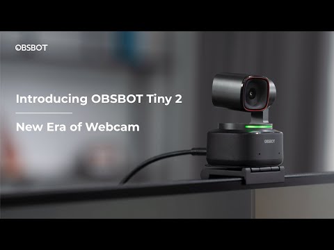 OBSBOT Tiny 2 4K Ultra HD USB-C AI-Powered PTZ Webcam OWB OBSBOT Tiny 2 4K Ultra HD USB-C AI-Powered PTZ Webcam OWB