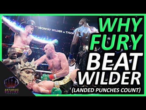 Why Tyson Fury beat Deontay Wilder (Landed Punches Count | 60 FPS) #WilderFury - Artorias Boxing
