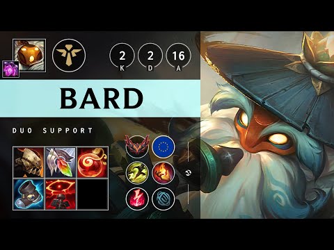 Bard Support vs Taric - EUW Grandmaster Patch 25.18