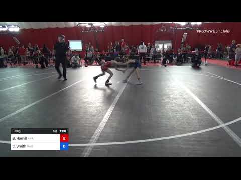 33 Kg Rr Rnd 2 - Braeden Hamill, X-Factor Elite Wrestling Vs Cooper Smith, Maize Wrestling Club