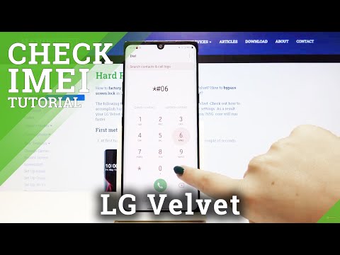 How to Check IMEI & SN in LG Velvet – Check IMEI and Serial Number