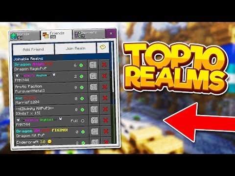 Shifteryplays - Minecraft Bedrock Edition Top 10 Best Realms 2020 [Xbox One/MCPE,PS4] #9