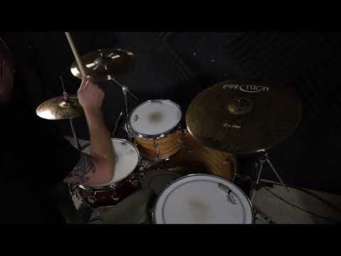 Impression Cymbals - Dry Jazz/Mixed Series - 22" Ride / 16" Crash / 14" Hats (please use headphones)