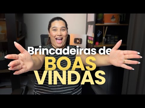 5 Brincadeiras de BOAS VINDAS para ministério infantil fácil de fazer!