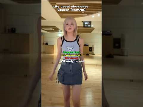 Lily — Golden (cover) #vocalshowcase #kpopvocalshowcase #kpop #nmixx #lily #huntrix