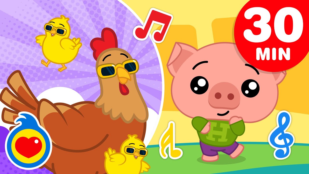 Funk da Galinhazinha 🪩🐔 e + músicas para dançar muito! (30 min) | Um Herói do Coração ❤️