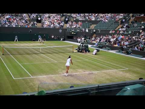 Wimbledon 2017 Girls Finals - C Liu (USA)3 Vs. A Li (USA)U - Championship point