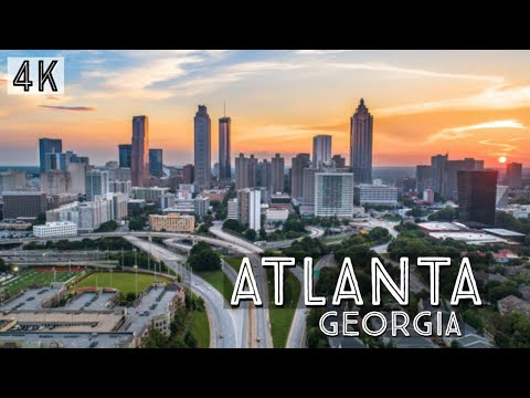 Atlanta 4K - Driving Downtown Atlanta