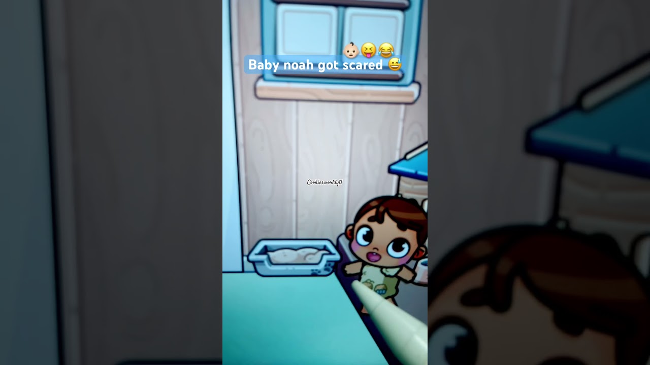 Baby noah got scared 😝#avatarworld #roleplay #babyshorts