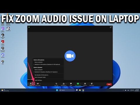 So beheben Sie das Problem, dass Zoom auf dem Laptop keinen Ton hört. Zoom kann keine Verbindung ...