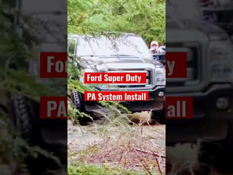 PA Speaker & Siren System Install-Review on a Ford Super Duty