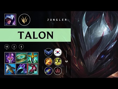Talon Jungle vs Ivern - KR Diamond Patch 25.22