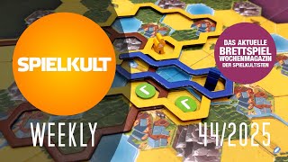 Weekly 44/2025 // Brettspiel-Reviews, Messe-Special, Vorschau