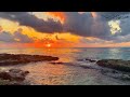 Breathwork With Beach Sounds 4K Ocean Waves For Pranayama Calm