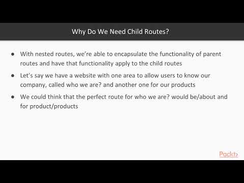 Learning C 8 and NET Core 3 0 Understanding Child Routes | packtpub com