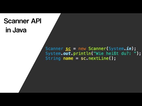 [Tutorial] Daten einlesen mit dem Scanner - Java programmieren in 2020