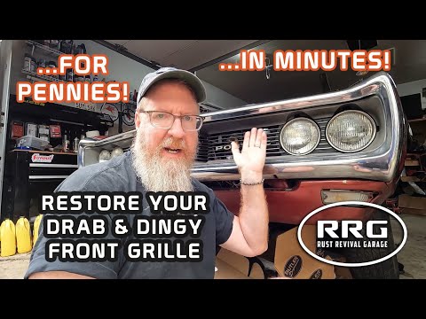 Restore Your Muscle Car Grille For Pennies!
