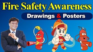Fire safety Drawing idea | fire safety Poster Drawing | Safety Drawing (fire safety ) | Fire safety