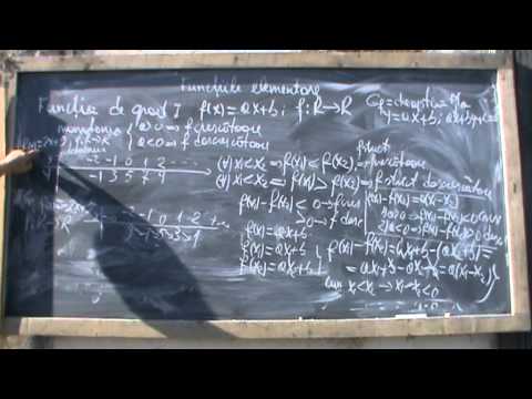 6. Bazele Matematicii: Lectia 13 - Functii - clasa 9-12  6/9