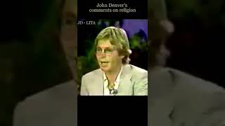 John Denver's thoughts about Religion #shorts #religion #faith #christian #johndenver #god #views