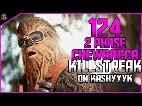 Star Wars Battlefront II 124 Chewbacca Killstreak (Kashyyyk - Galactic Assault) (no final phase)