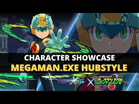 Rockman X DiVE | Megaman.EXE Hub Style | Character Showcase