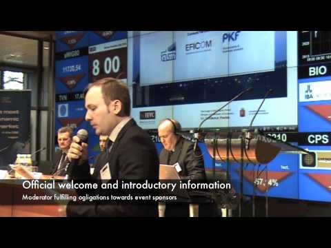 Michal Faber event host moderator - demo event opening