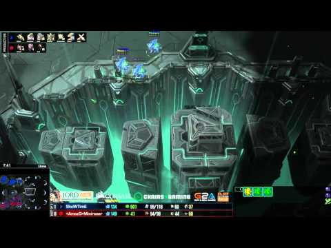 ShoWTimE vs. Miniraser G2 - PvZ - Dreamhack Qualifier