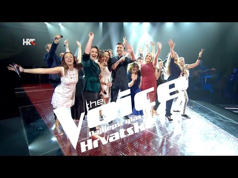 Zajednički nastup 16 natjecatelja - The Voice of Croatia - Season 2 - Live1