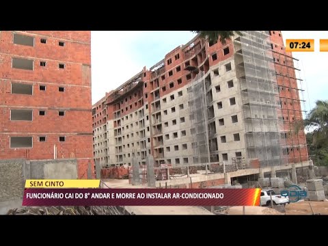 Funcionário cai do 8o andar durante instalação de ar condicionado e morre 14 04 2021