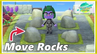 How to Move Rocks Animal Crossing New Horizons Gameplay Walkthrough Nintendo Switch