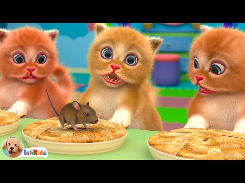Three Little Kittens | Nursery Rhymes & Kids Songs | IshKids