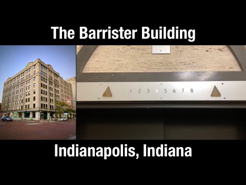 VINTAGE Haughton Traction Elevators/Lifts - The Barrister Building - Indianapolis, Indiana