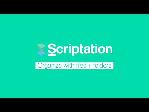 Organize Scripts + Production Documents in Folders | Scriptation Tutorial