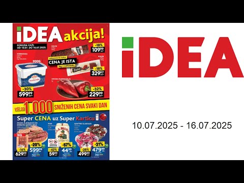 Idea katalog - Nedeljni katalog - 10.07.-16.07.2025
