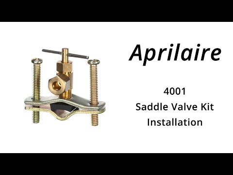 AprilAire 4001 Saddle Valve Installation