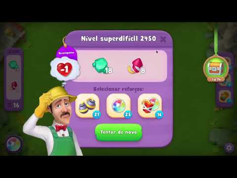 Gardenscapes hard level 2450