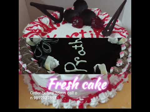 Fresh cake. We take home made cake order.