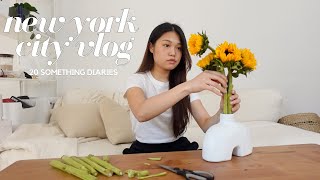 20 Something Diaries | going on a picnic, first in person work event, simple spring days in nyc