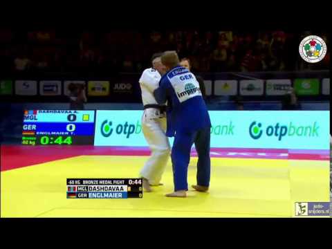 Judo 2015 Grand Slam Baku: Dashdavaa (MGL) - Englmaier (GER) [-60kg] bronze