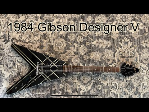 Gibson Designer Series Flying V 1983-1984 - Ebony with Design image 16