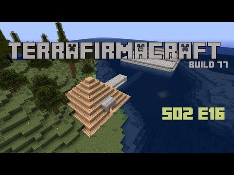 WDS Terrafirmacraft B77 Server S02E16 - The Purifier Part2 (Mobfarm construction in TFC)