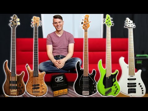 5-STRING BASS SHOOTOUT - Peavey, Warwick, Music Man, Dingwall, Le Fay
